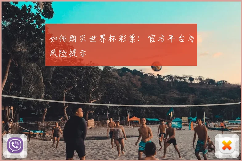 如何购买世界杯彩票：官方平台与风险提示